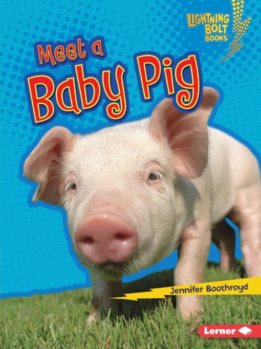 Title details for Meet a Baby Pig by Jennifer Boothroyd - Available